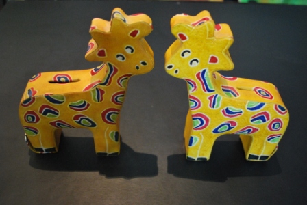 Manufacturers Exporters and Wholesale Suppliers of Giraffe Coin Bank of leather Kolkata Gujarat